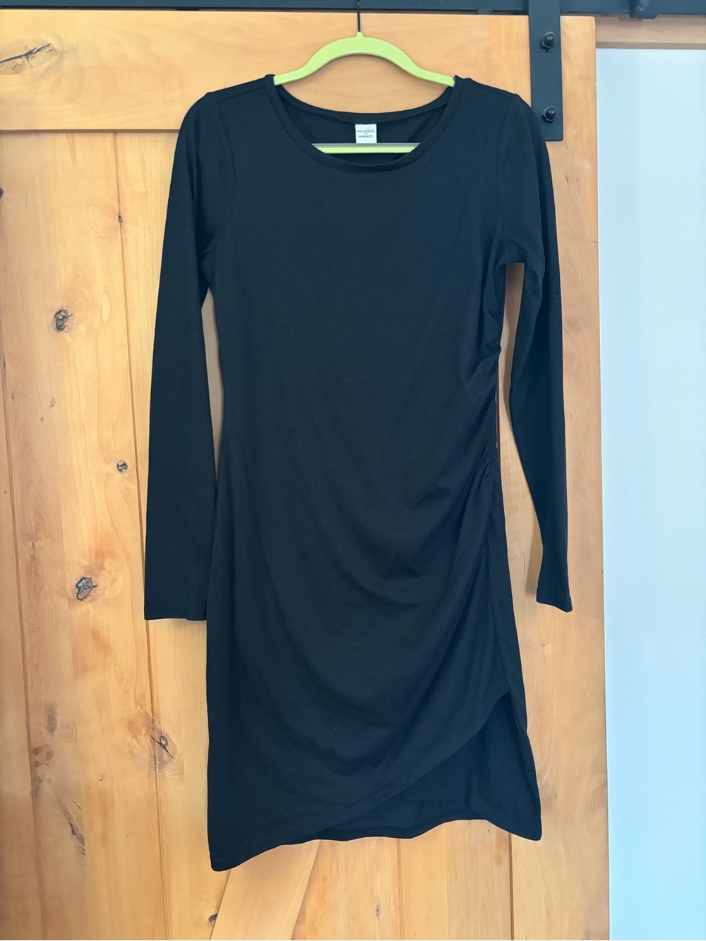Melrose and Market Black Long Sleeve Mini Dress
